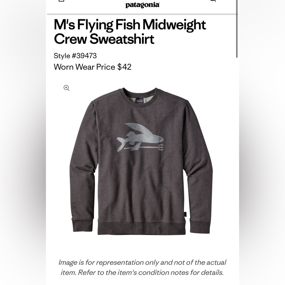 Patagonia Flying Fish Midweight Crew Sweatshirt